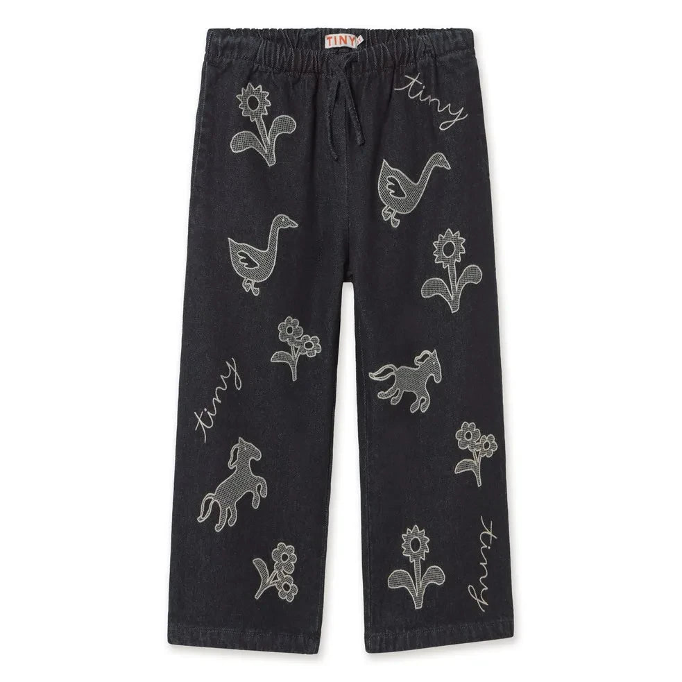 Tinycottons - Jean Chevaux | Dark Blue