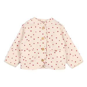 Búho - Mini Heart Jacket | Pale Pink