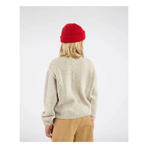Matona - Wool Cable Sweater | Oatmeal