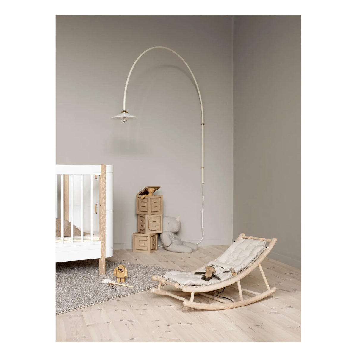 Oliver Furniture - Oak Baby and Toddler Rocking Chair