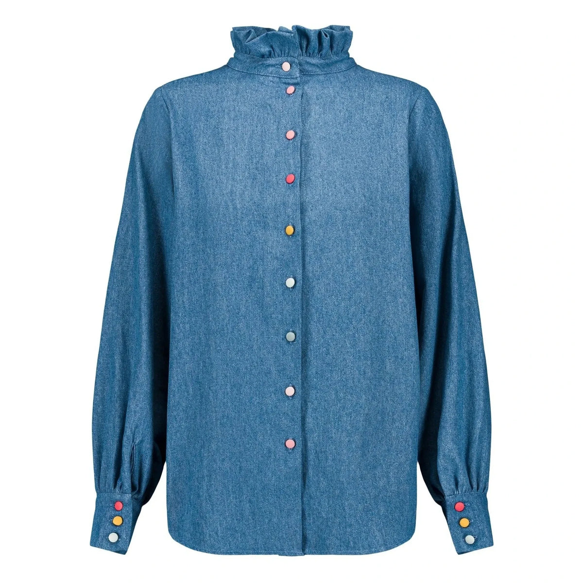 Elise Chalmin - Josette Cotton Shirt | Blue
