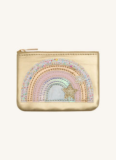 Mimi & Lula - Dreamwish Rainbow clutch bag | Gold
