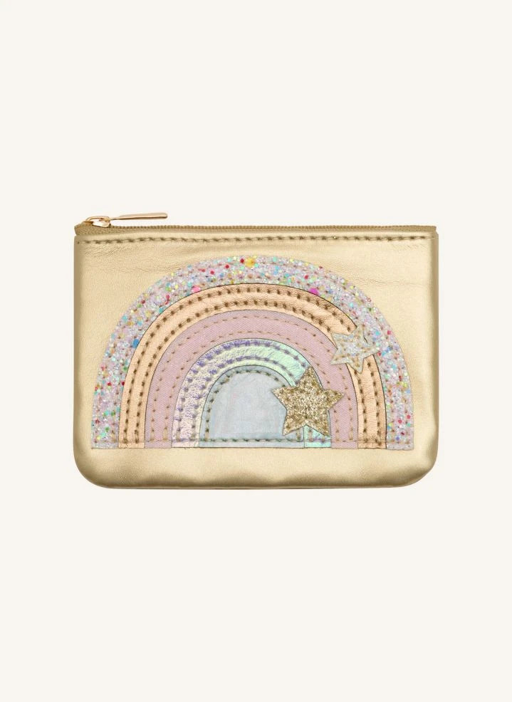 Mimi & Lula - Dreamwish Rainbow clutch bag | Gold