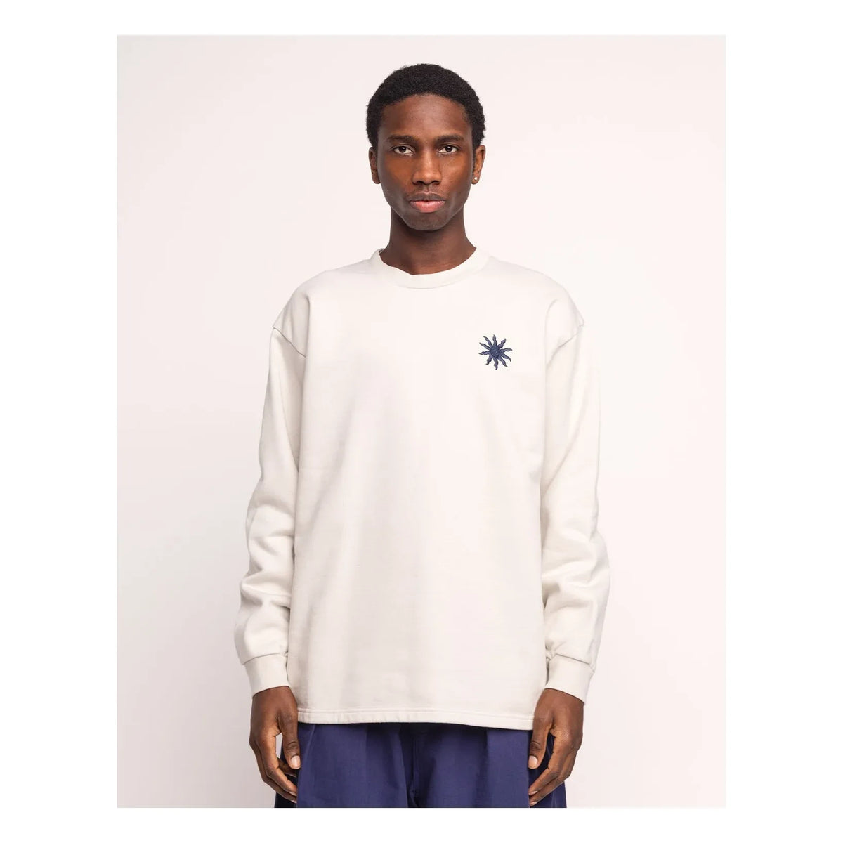 Olow - Lost Track Cotton Sweatshirt | Gray