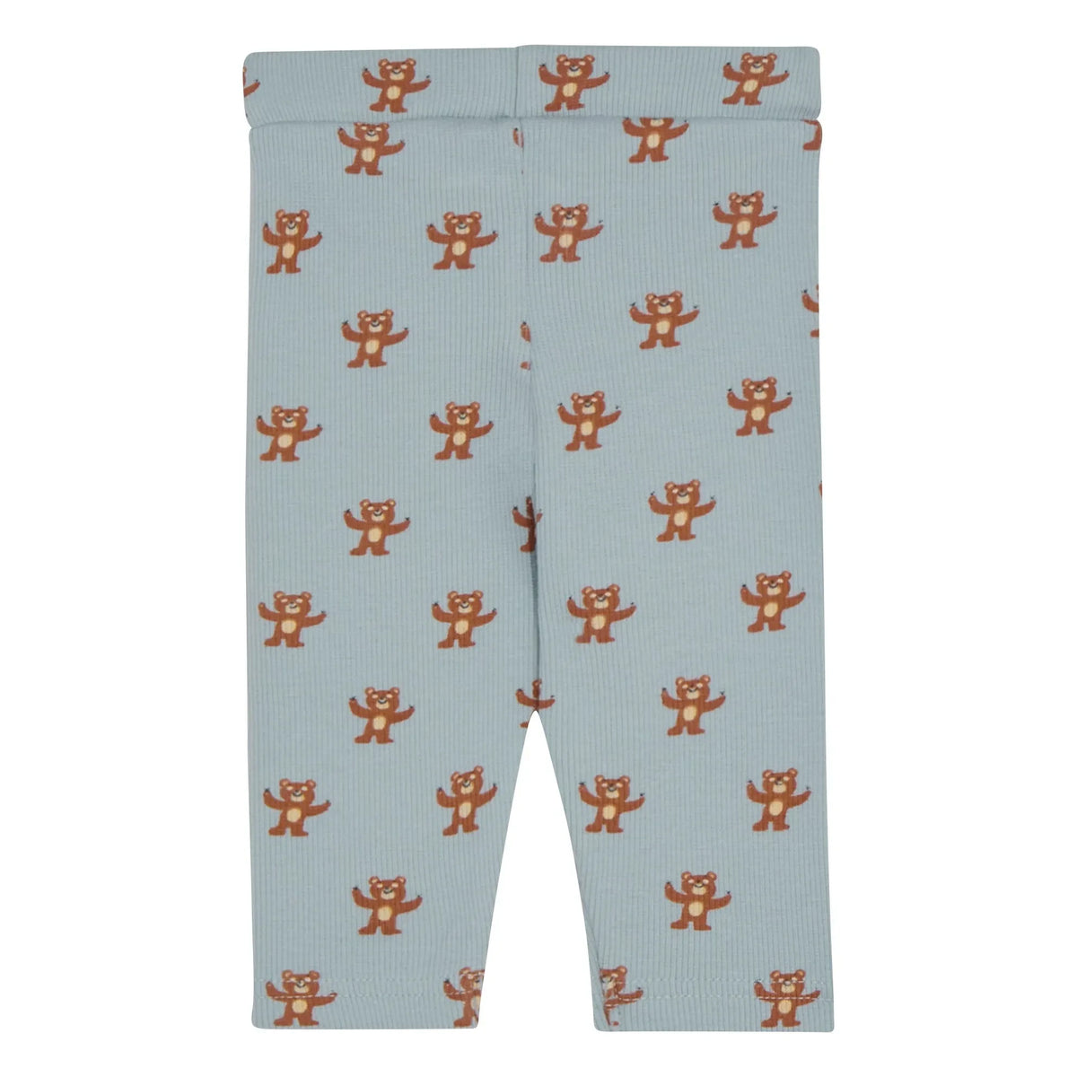 The Campamento - Teddy Bear Ribbed Leggings | Light Blue