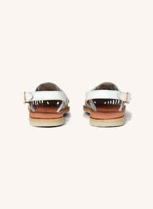 Mapache - Luisa Sandals | White