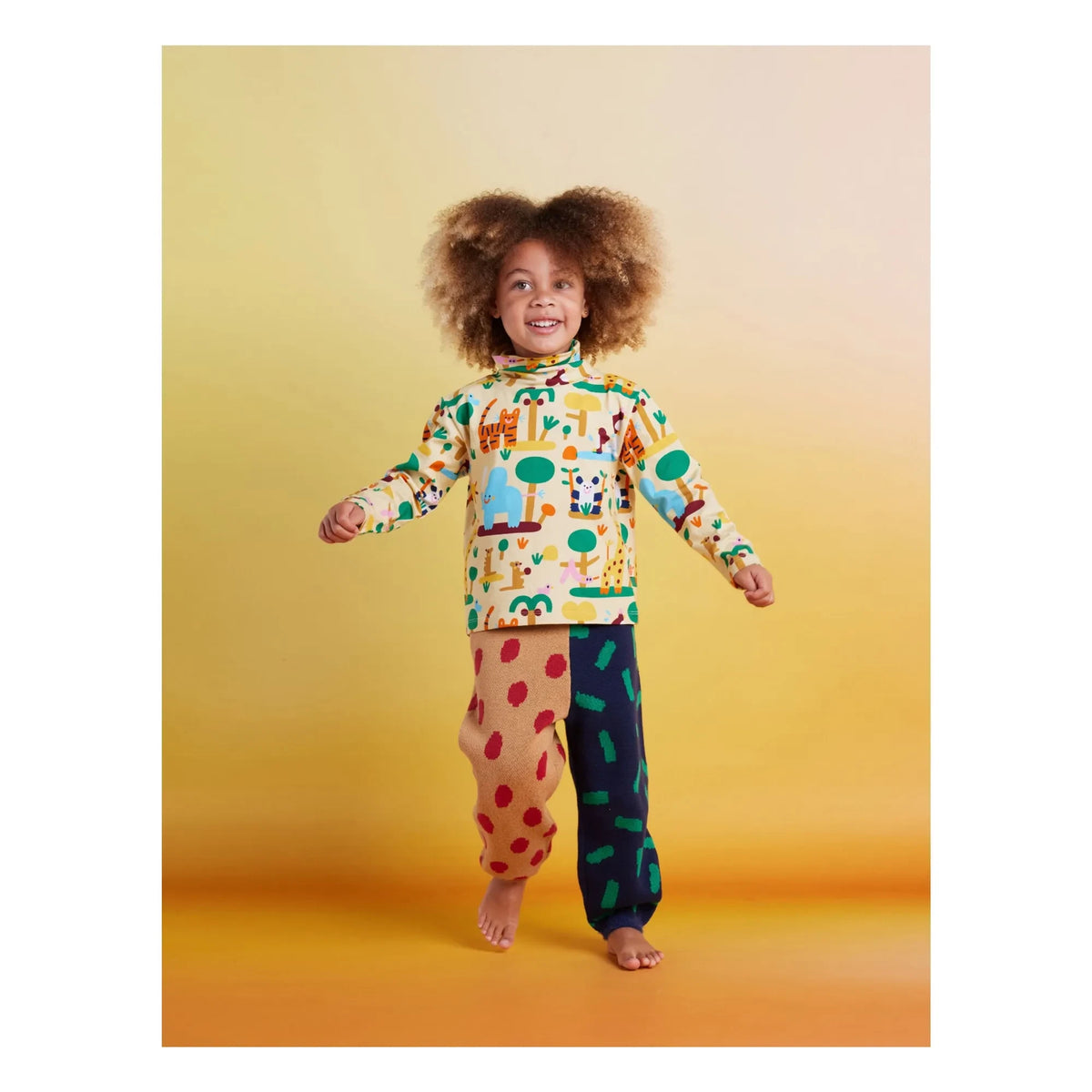 Halcyon Nights - Pois Maille pants | Navy