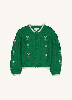 Hello Simone - Lison cardigan | Green
