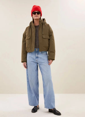 By Bar - Dean Hooded Jacket | Khaki