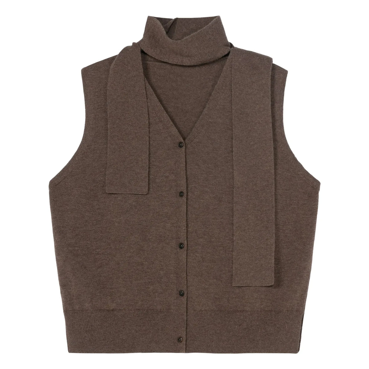 Cordera - Extra Fine Merino Wool Sleeveless Vest | Taupe