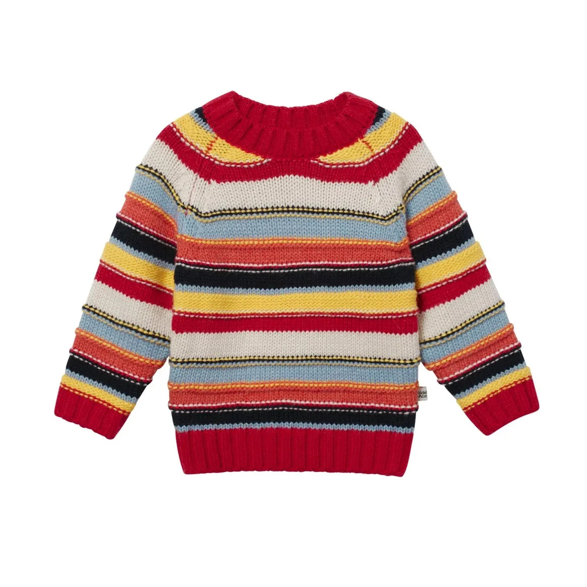 Goldie + Ace - Striped Sweater | Red