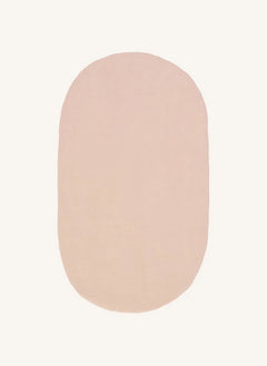 Muskhane - Oval Felt Carpet | Powder Pink