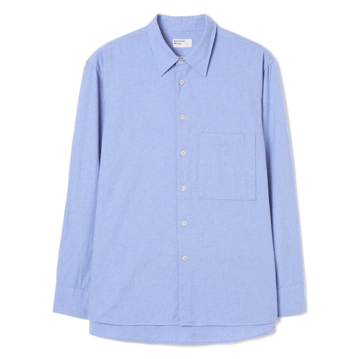 Universal Works - Square Cotton Shirt | Light Blue