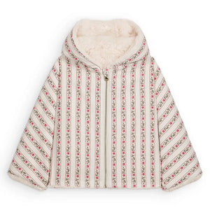 Louise Misha - Reversible Faux Fur Jacket | Cream