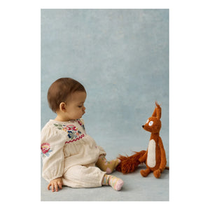 Louise Misha - Idria organic cotton gauze romper | Cream