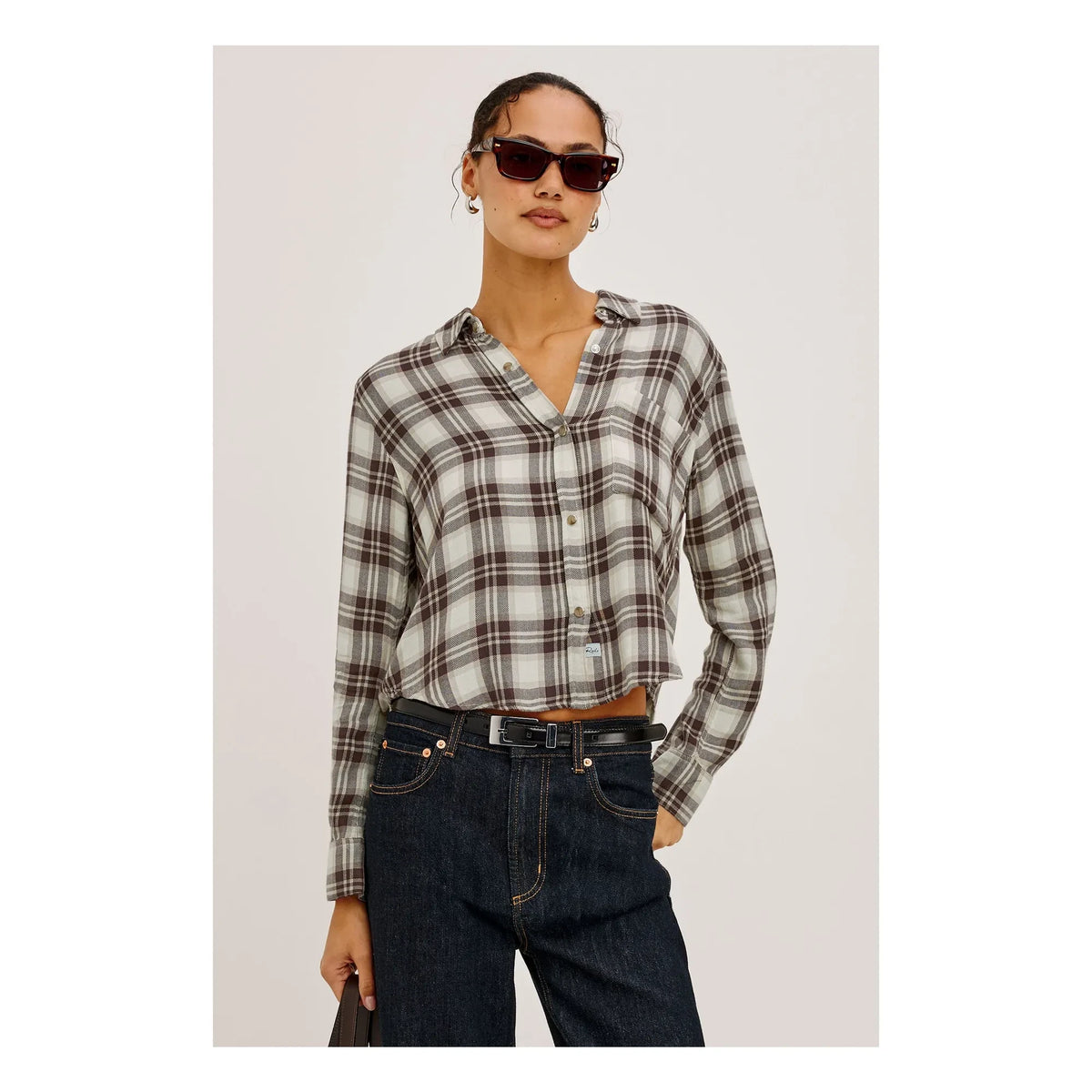 Rails - Carreaux Malin Shirt | Brown