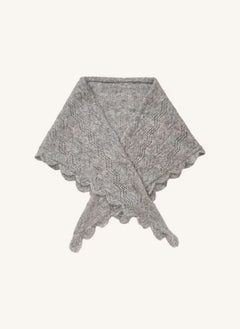 Becksöndergaard - Opany Wool Triangle Shawl | Grey