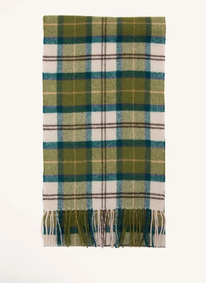 Barbour - Wool Tartan Scarf | Heather Green