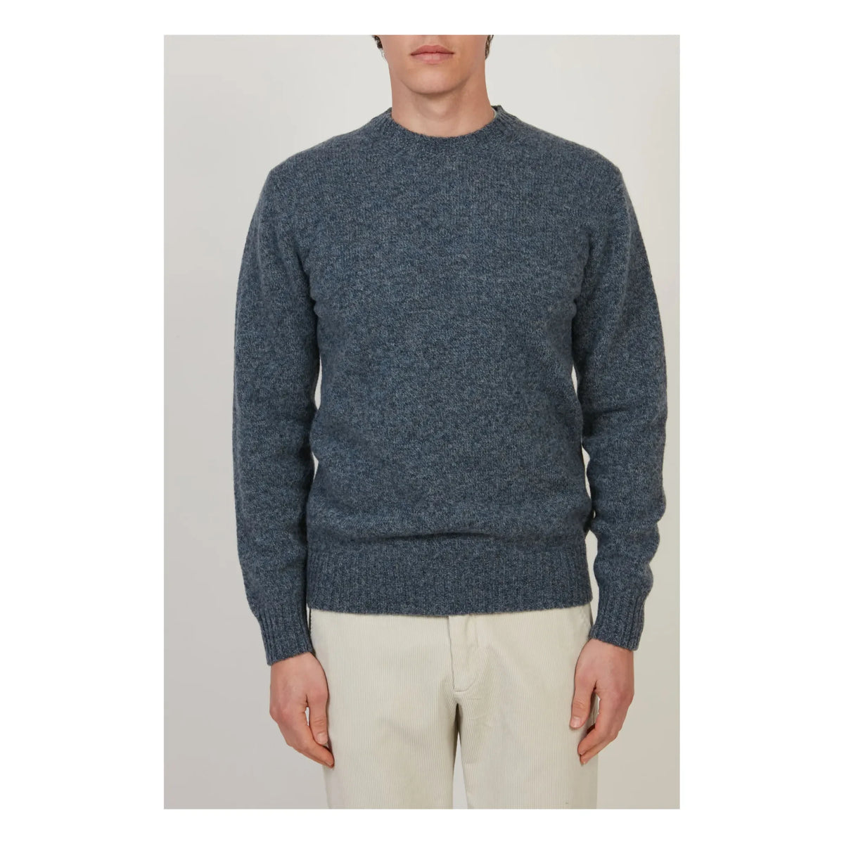 Hartford - Shetland Sweatshirt | Indigo Blue