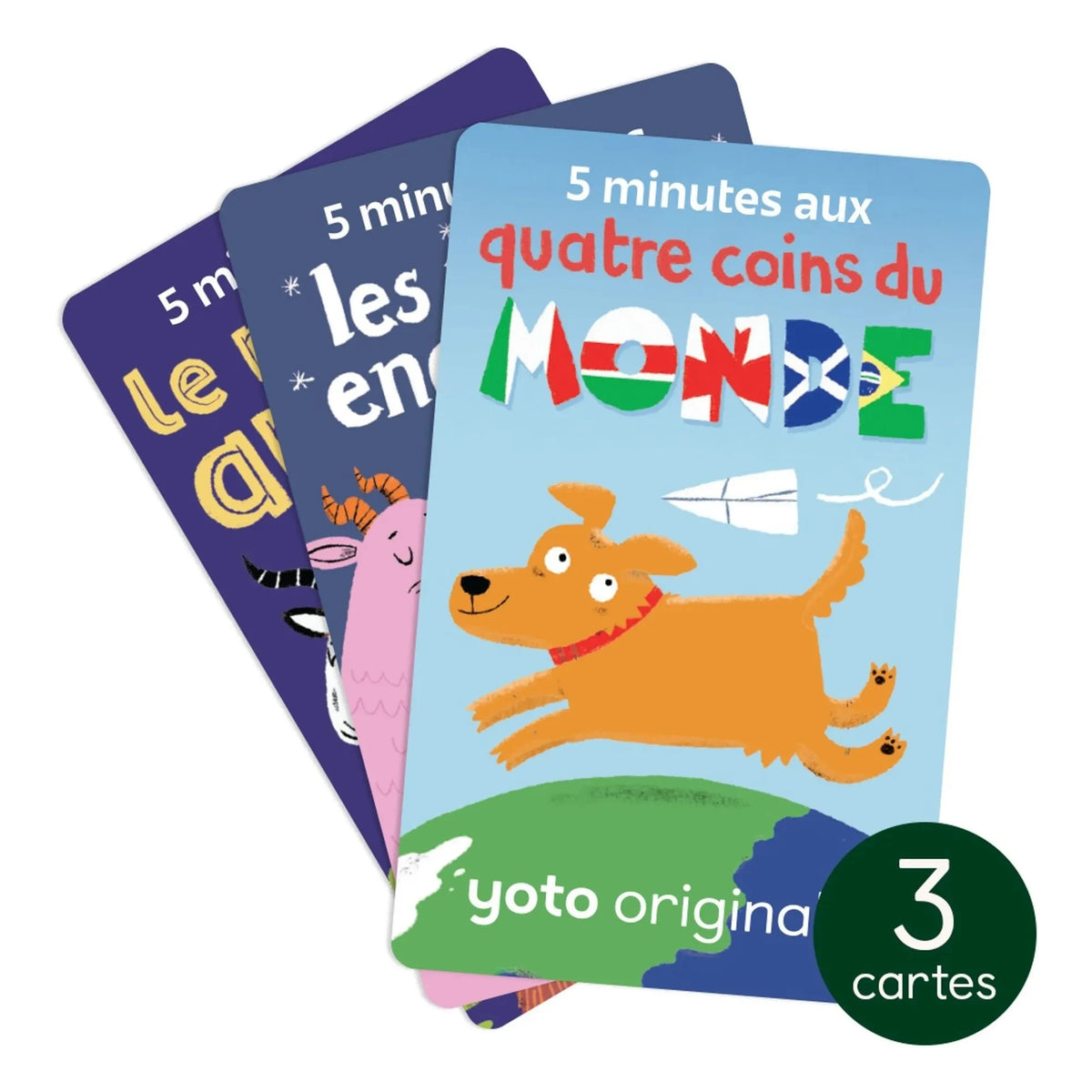 Yoto Player - Les grands voyages small format cards - Pack of 3