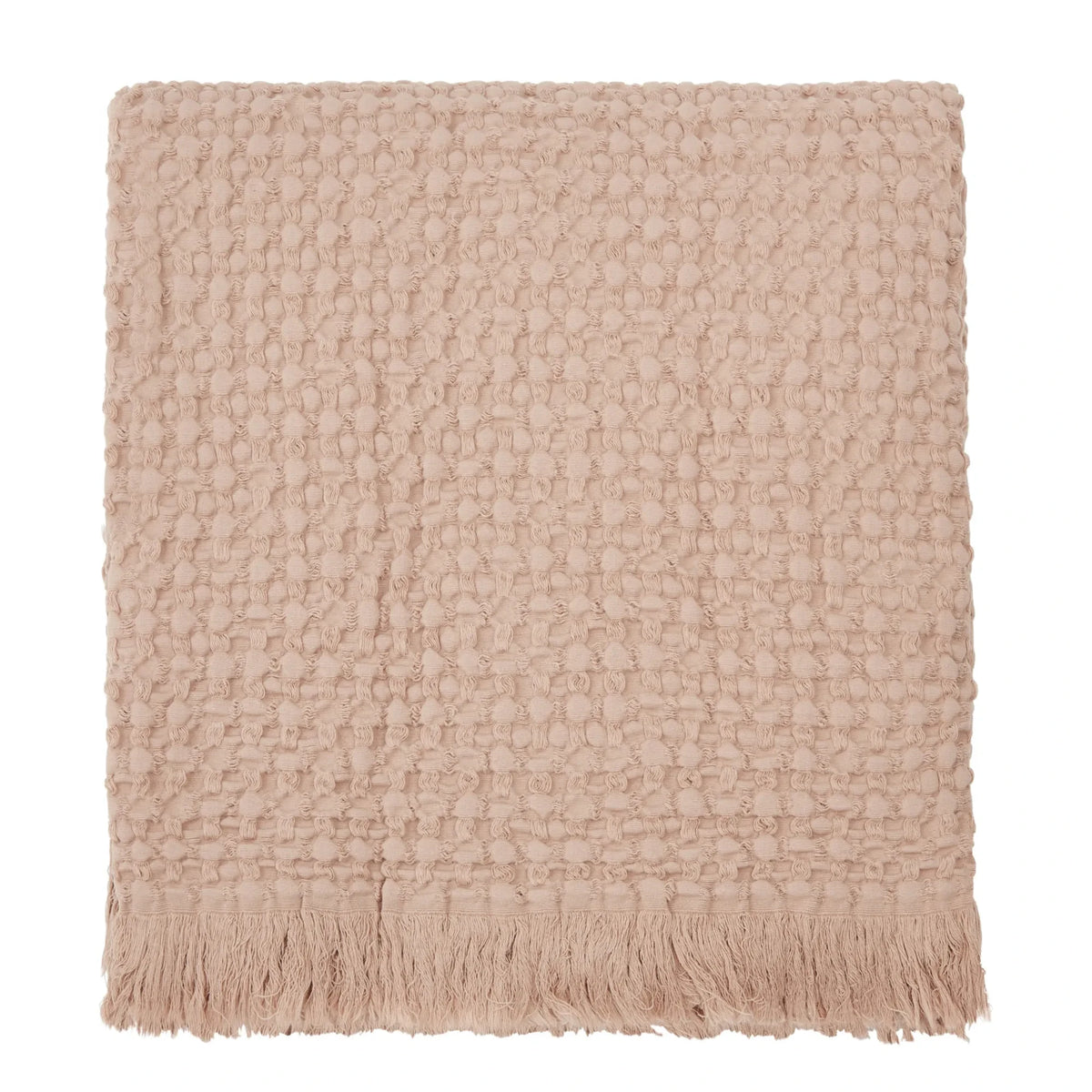 Haomy - Tempo Cotton Blanket | Beige pink