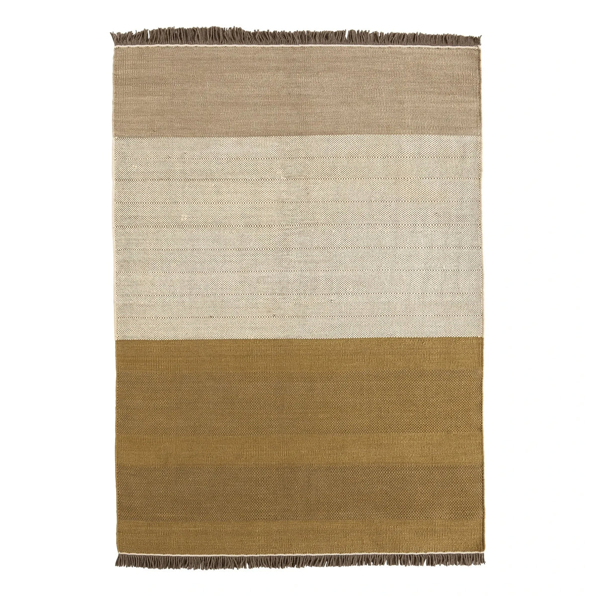 Nanimarquina - Tres Striped Rug, Elisa Padrón | Mustard