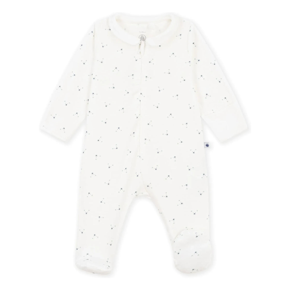 Petit Bateau - Dors Bien Oursons organic cotton pajamas | White