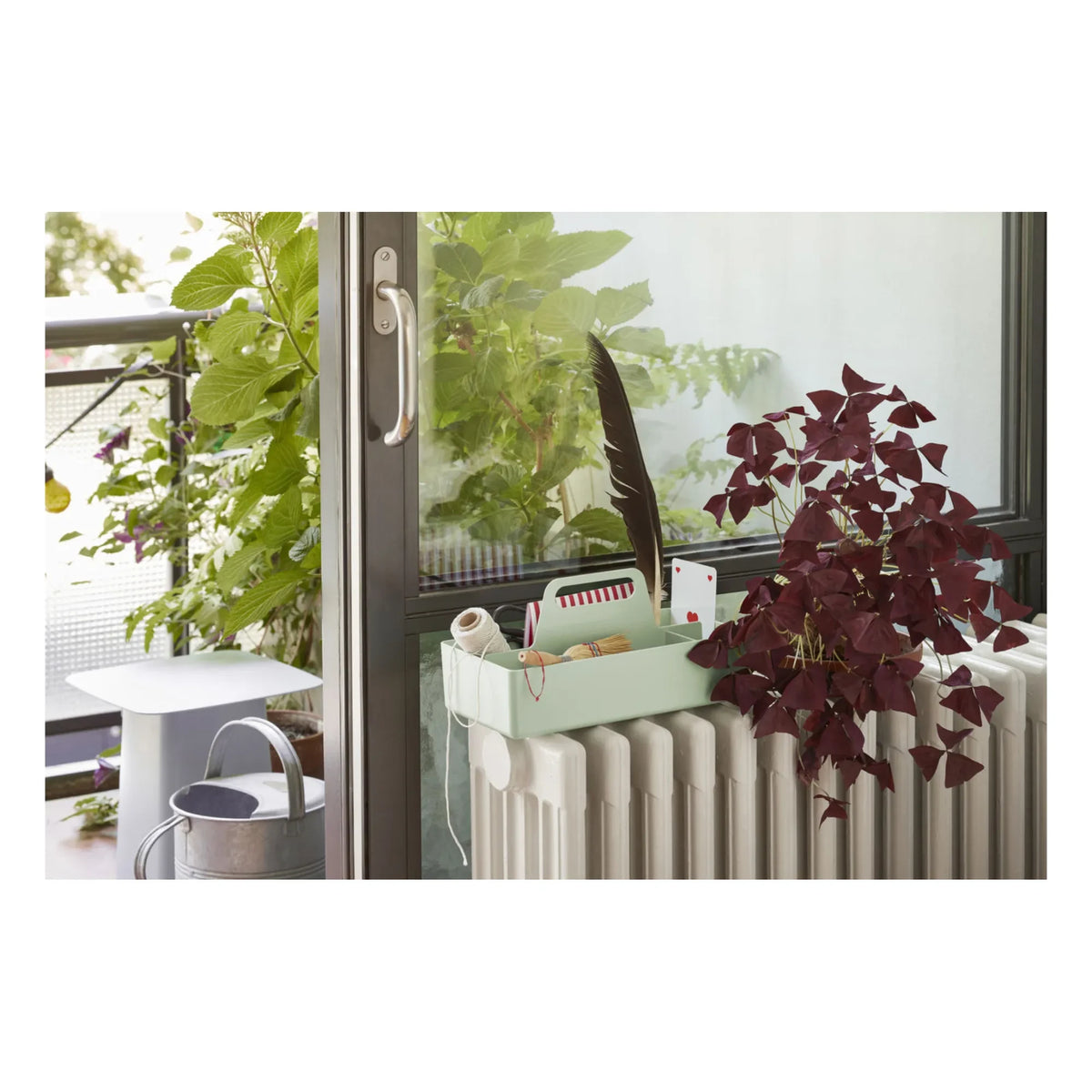 Vitra - Recycled Plastic Tool Box Organizer - Arik Levy | Mint Green