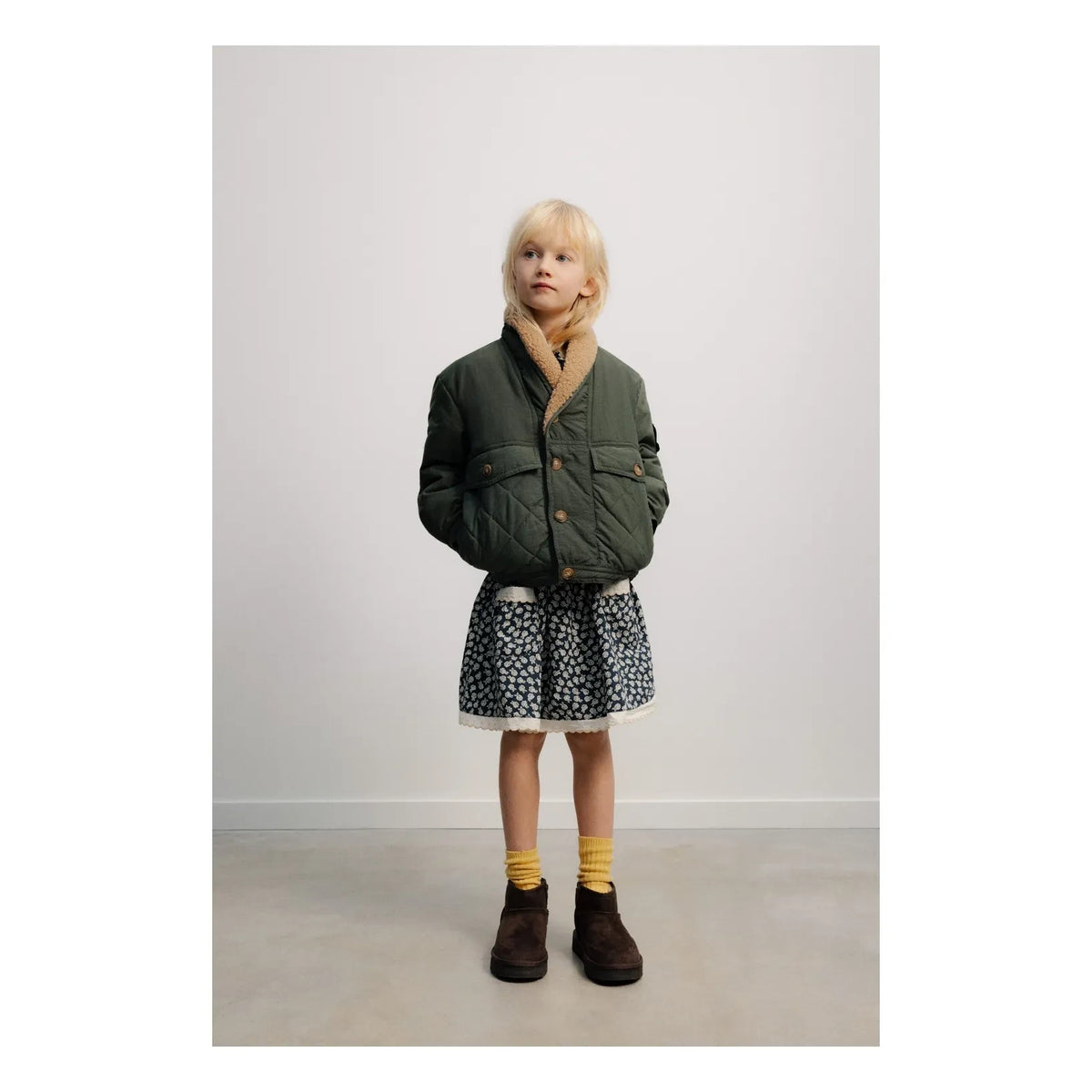 the new society - Dusk Lined Coat | Khaki