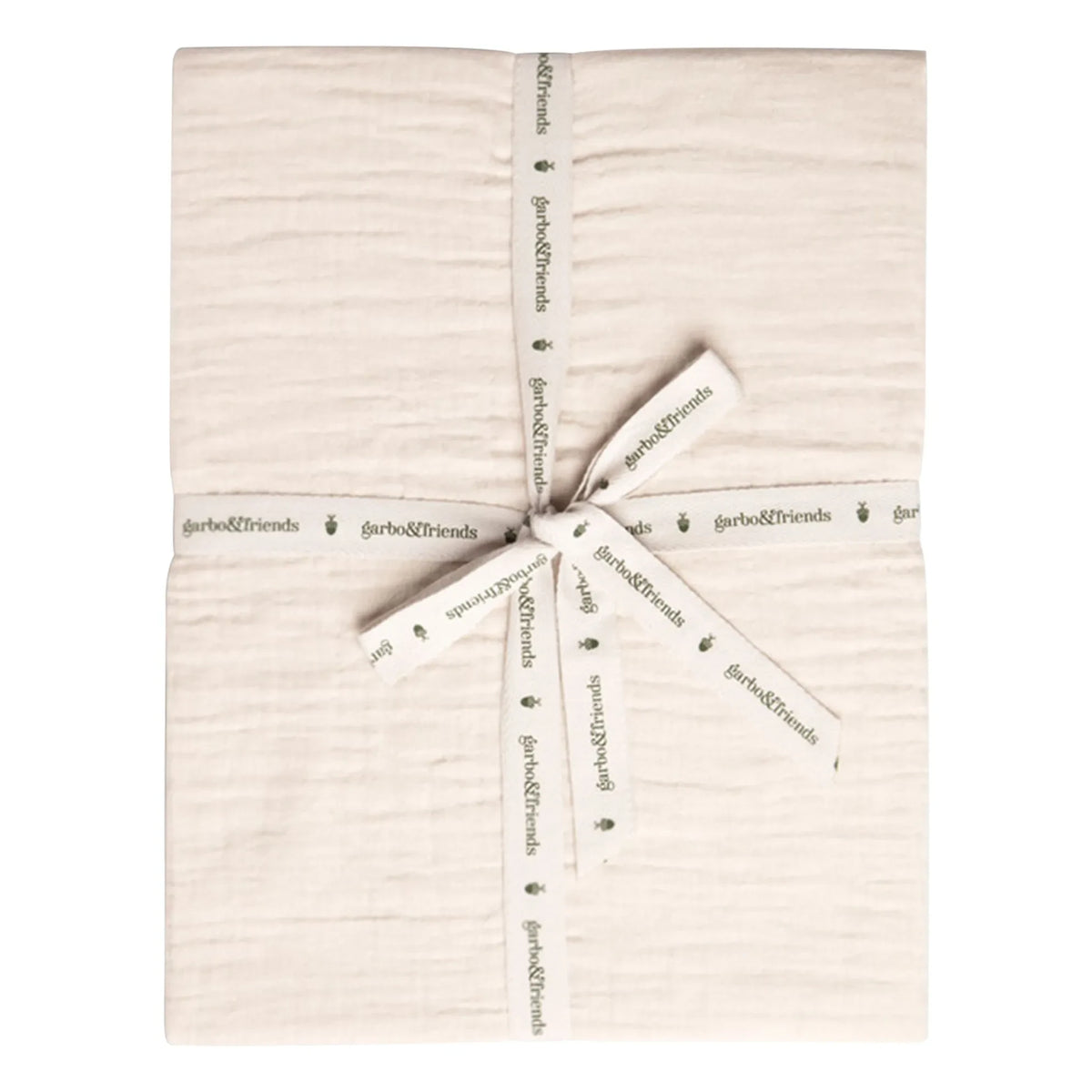 garbo&friends - Cotton Muslin Fitted Sheet | Nude