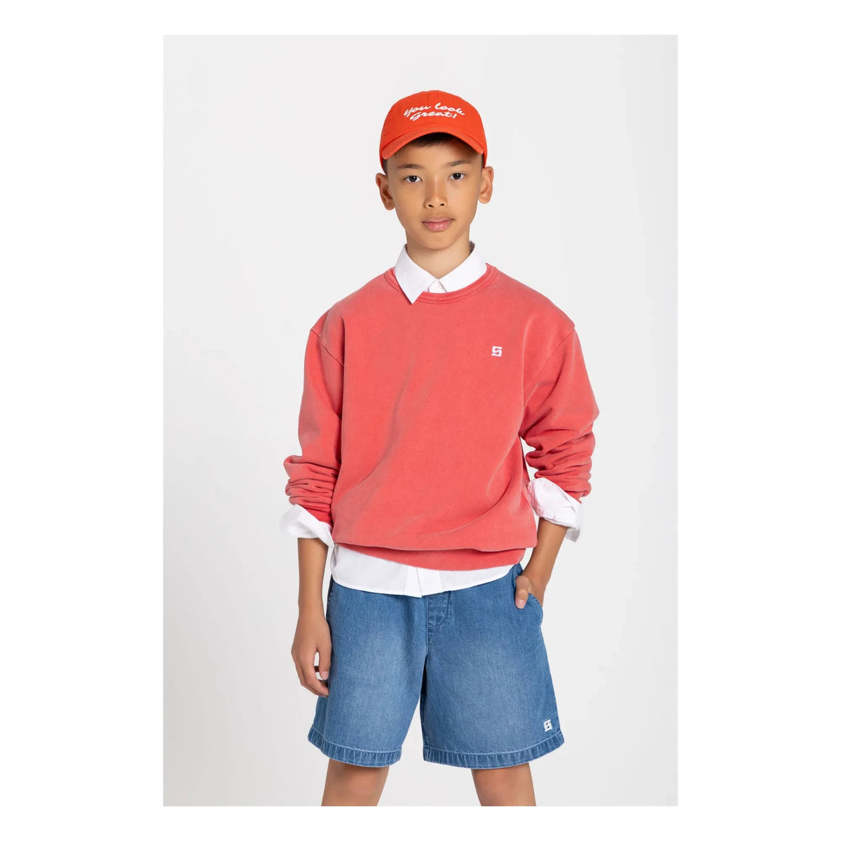 Smallable Kid - Tom Ample Denim Shorts | Blue