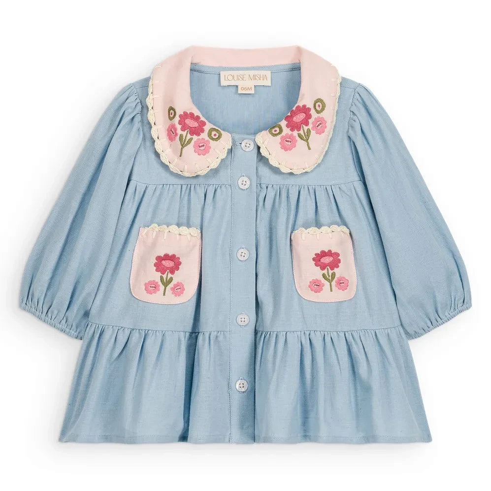 Louise Misha - Ysée dress | Light Blue