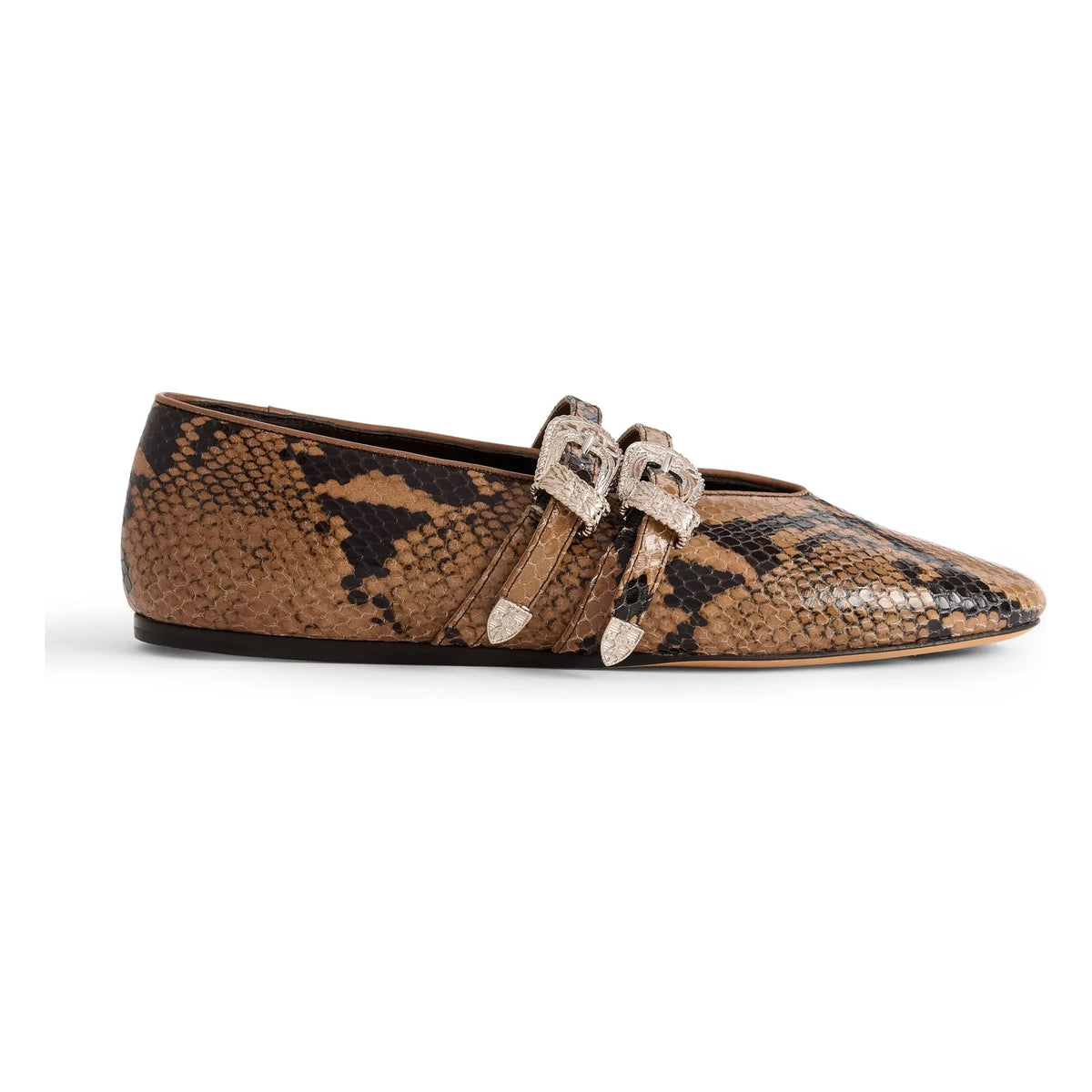Le Monde Beryl - Classic Claudia Flats | Taupe brown