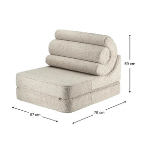 Wigiwama - Teddy Flipster Chair | Beige