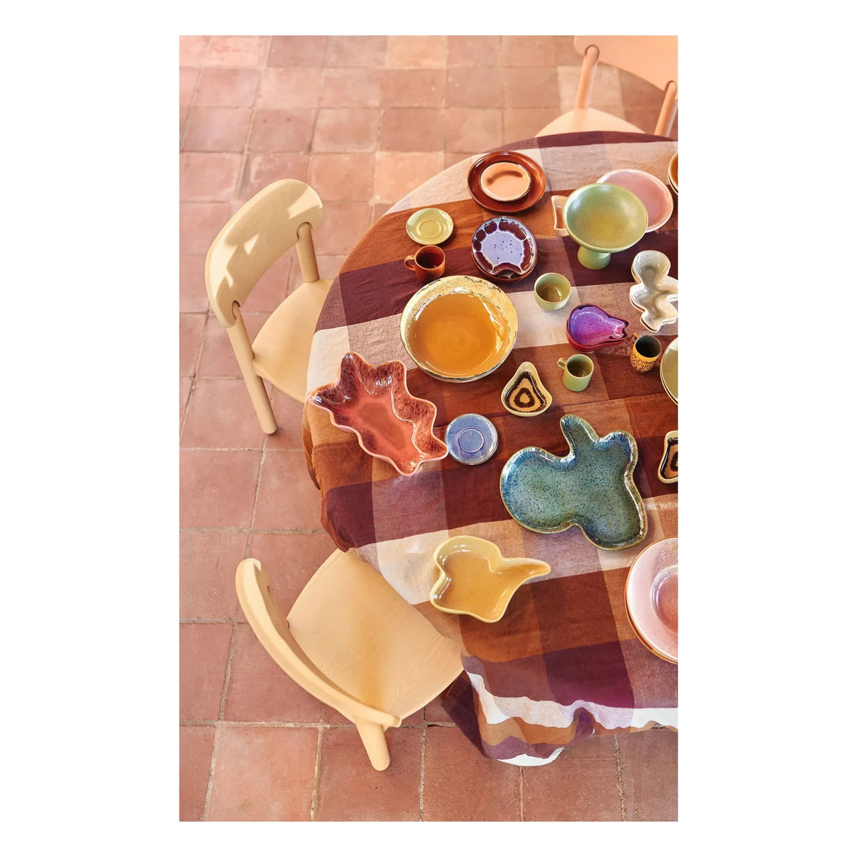 HKliving - Stoneware Coffee Cup | Orange