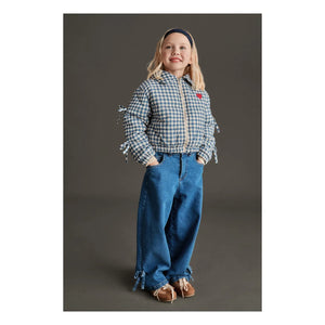 Mipounet - Alessia Puffer Jacket Made from Recycled Fibers | Blue