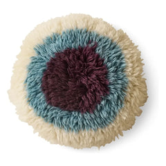 HKliving - Fluffy round cushion
