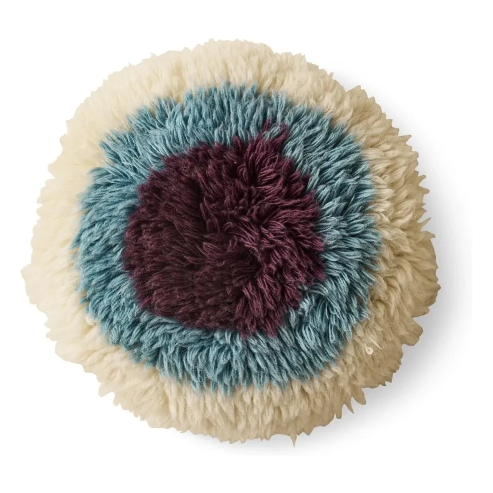 HKliving - Fluffy round cushion