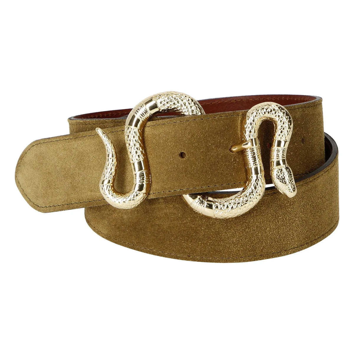 herbert frère soeur - La Crush Velvet Belt | Bronze