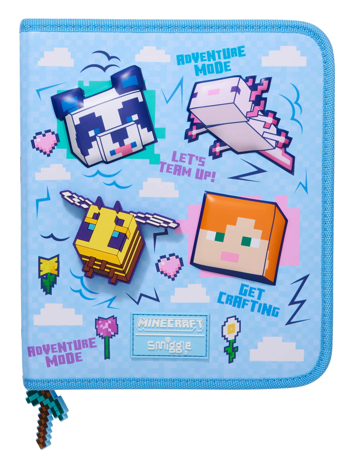 Smiggle - Minecraft Pencil Case and Stationery Set