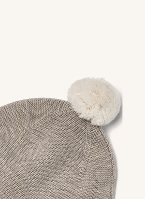 Wheat - Pomma Merino Wool Beanie | Beige
