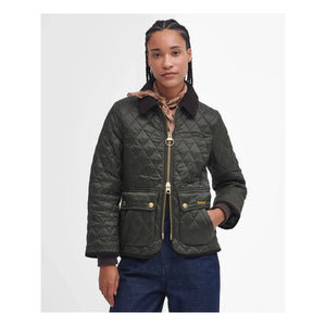 Barbour - Beadnell Tailored Quilted Jacket | Khaki