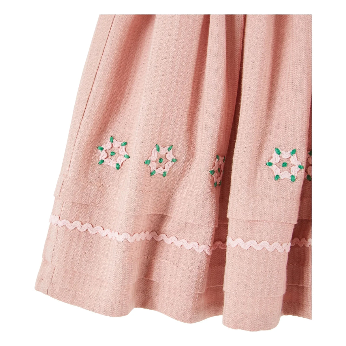 Emile et Ida - Embroidered skirt | Pink