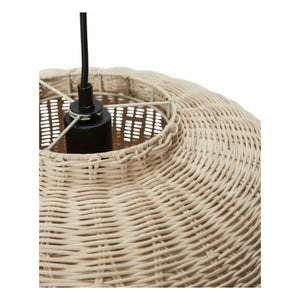 Hübsch - Rattan Ellipse Pendant Lamp