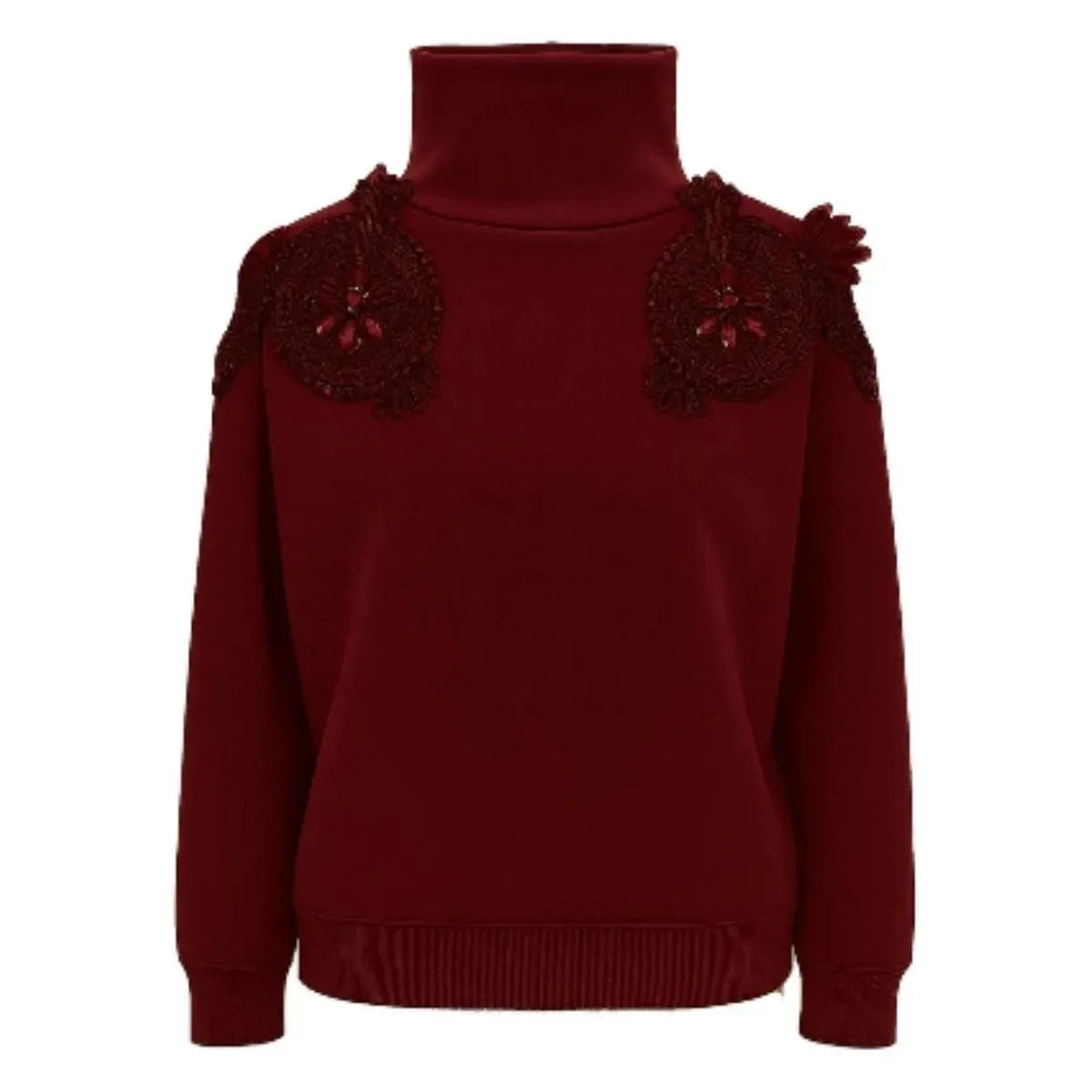 Virginie de Vinster - Jacques Turttle Jersey Sweatshirt | Burgundy