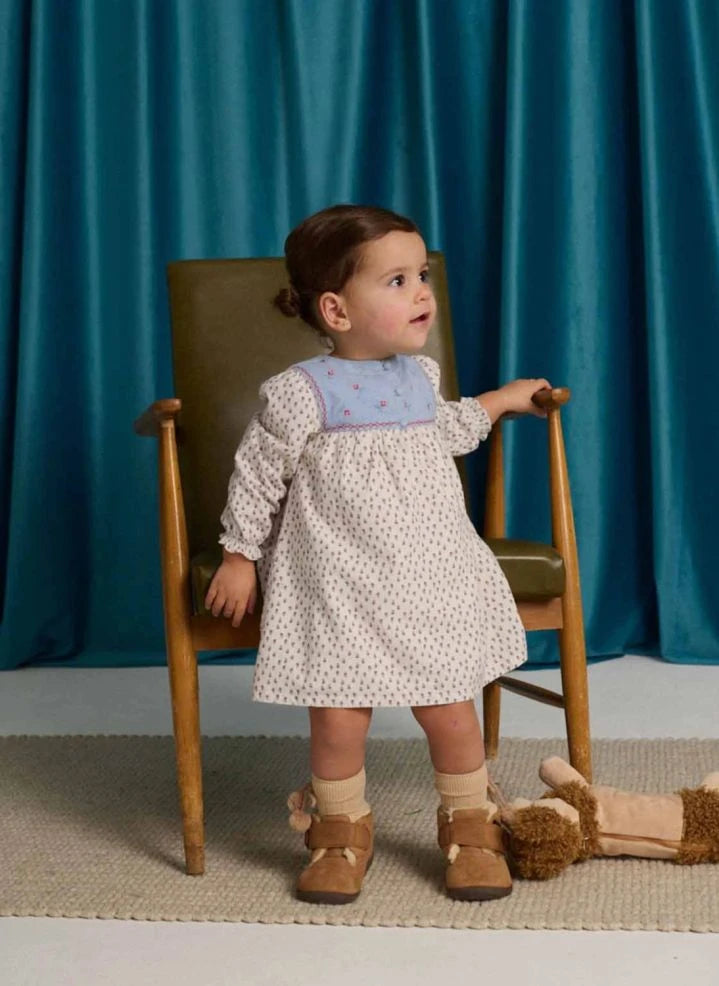 Gingersnaps - Myrtle Fleurie Dress | Ecru