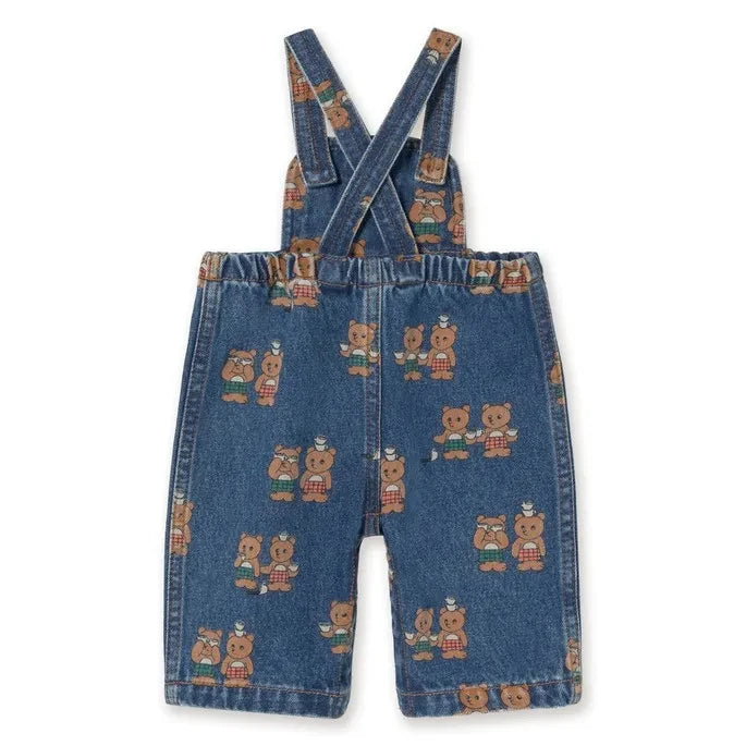 Tinycottons - Denim Dungaree Tea Room | Blue