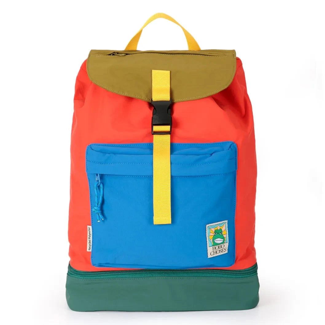 Bobo Choses - Color Block Backpack | Red
