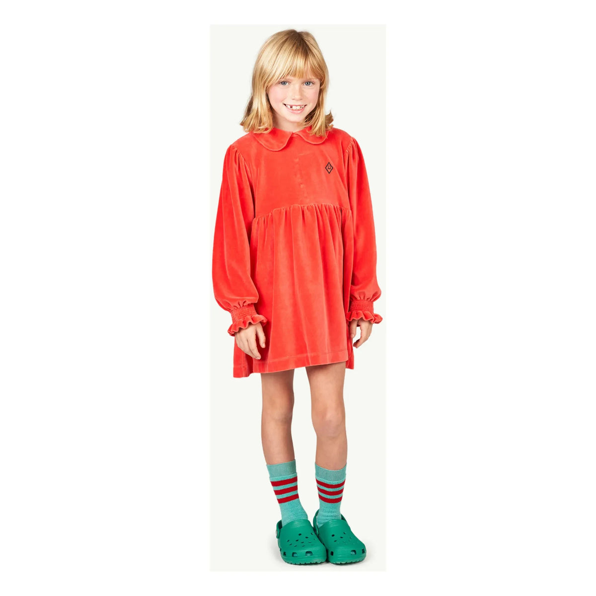The Animals Observatory - Velvet Dress | Red