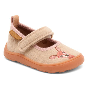 bisgaard - Barefoot Bambi Striped Slippers | Sand
